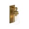 Z-Lite Wentworth 1 Light Wall Sconce, Rubbed Brass & Clear 2300-1SS-RB - alternate 3
